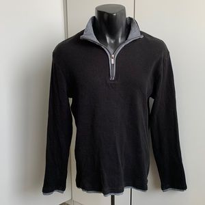 Michael Kors waffle/thermal 1/4 zip